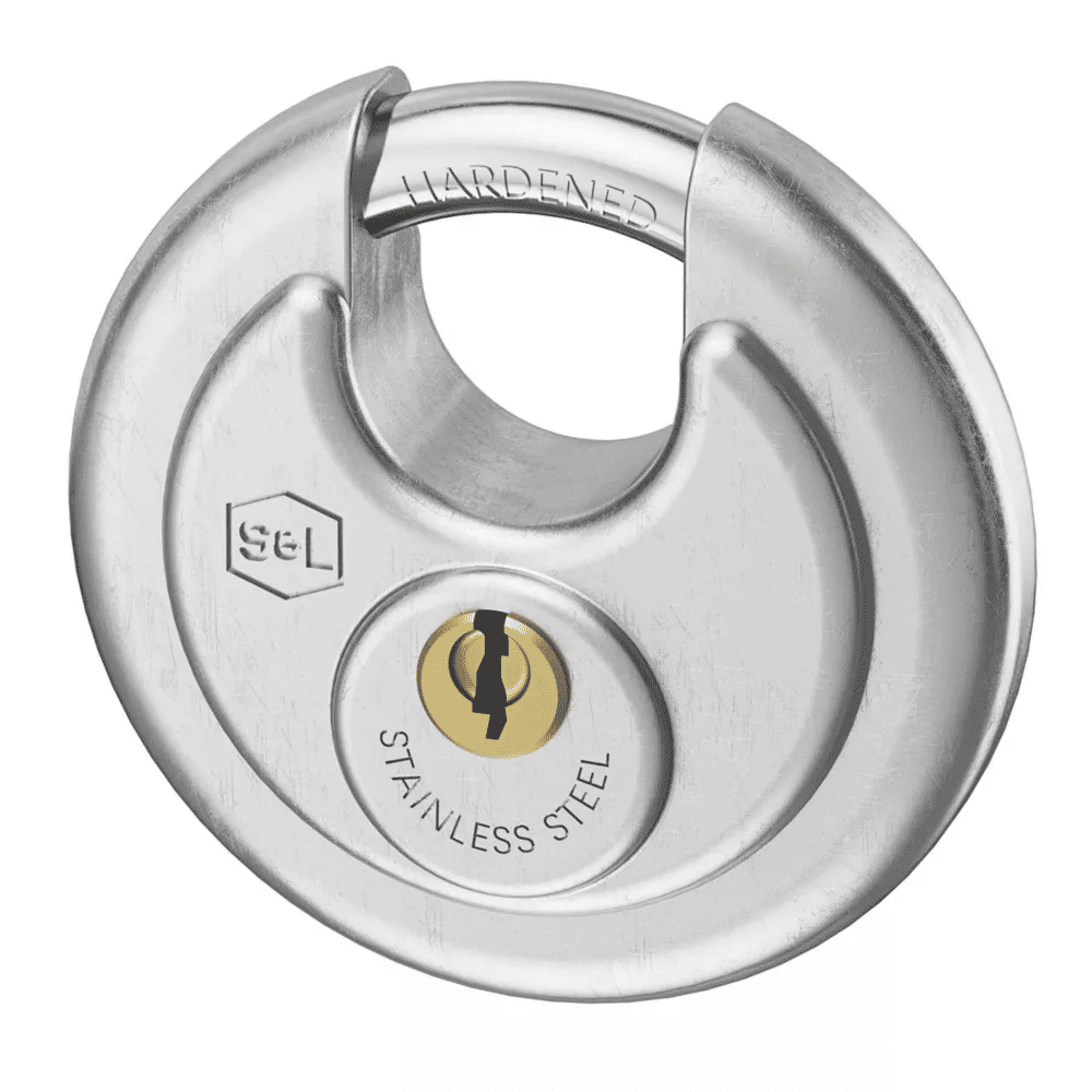 HILKA Stainless Steel Disc Padlock 70mm