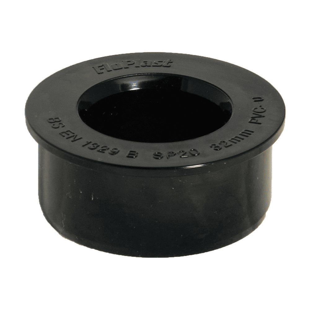 Solvent Weld 40mm Boss Adaptor - Black