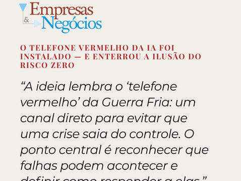 O telefone vermelho da IA foi instalado- e enterrou a ilusão do risco zero