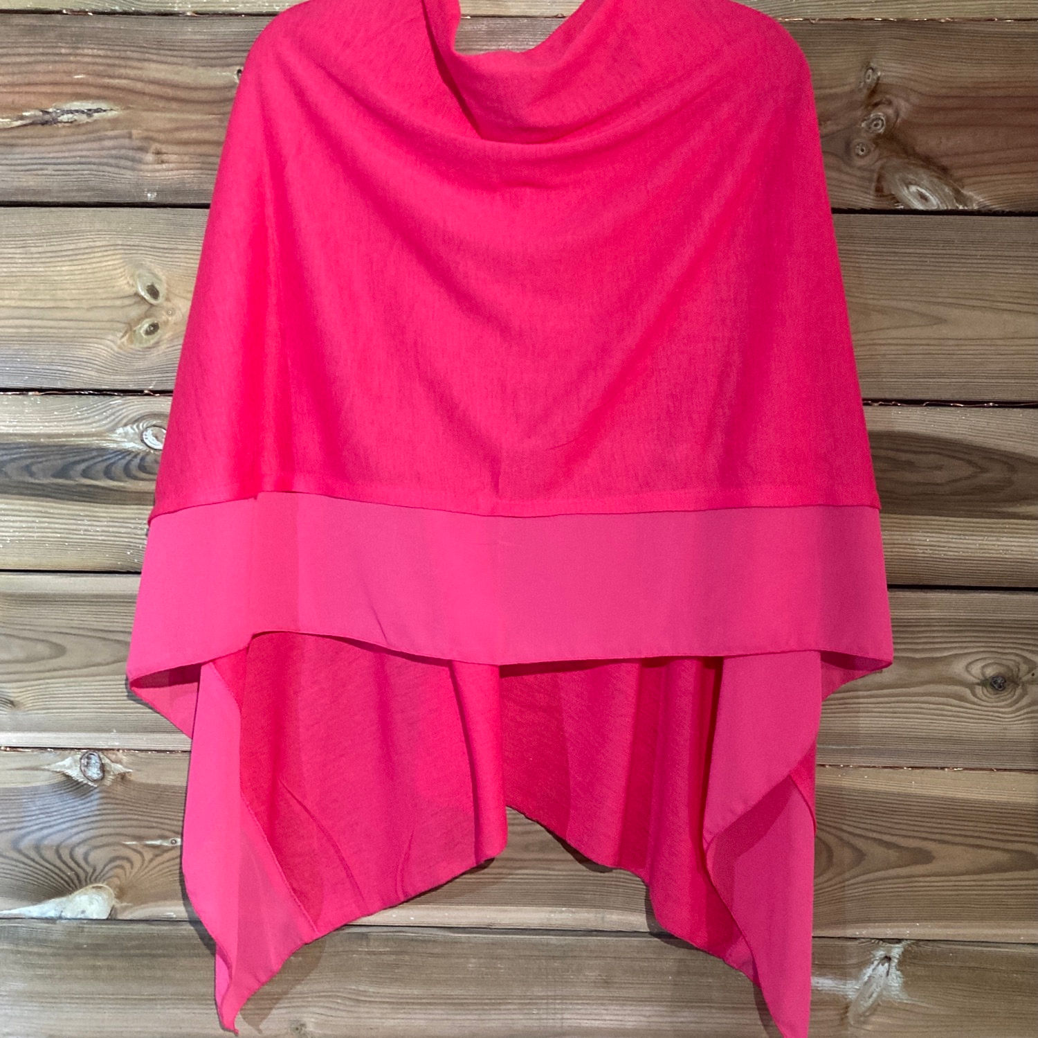 Poncho Hot Pink