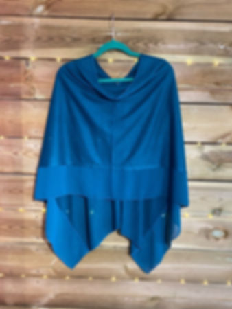 Poncho Teal