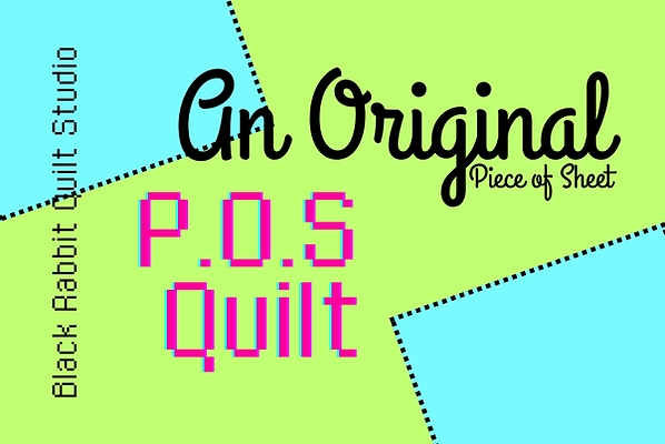 Piece of Sheet quilt label