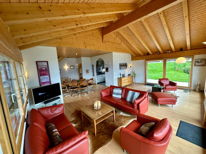 Intérieur chaleureux du Chalet Aquila à Haute-Nendaz