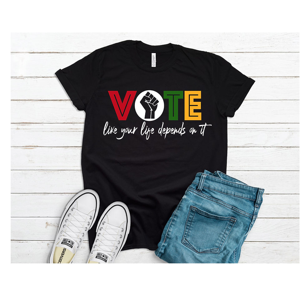Thumbnail: Vote Like Your Life Depends On It SVG PNG Cut File for Cricut Silhouette