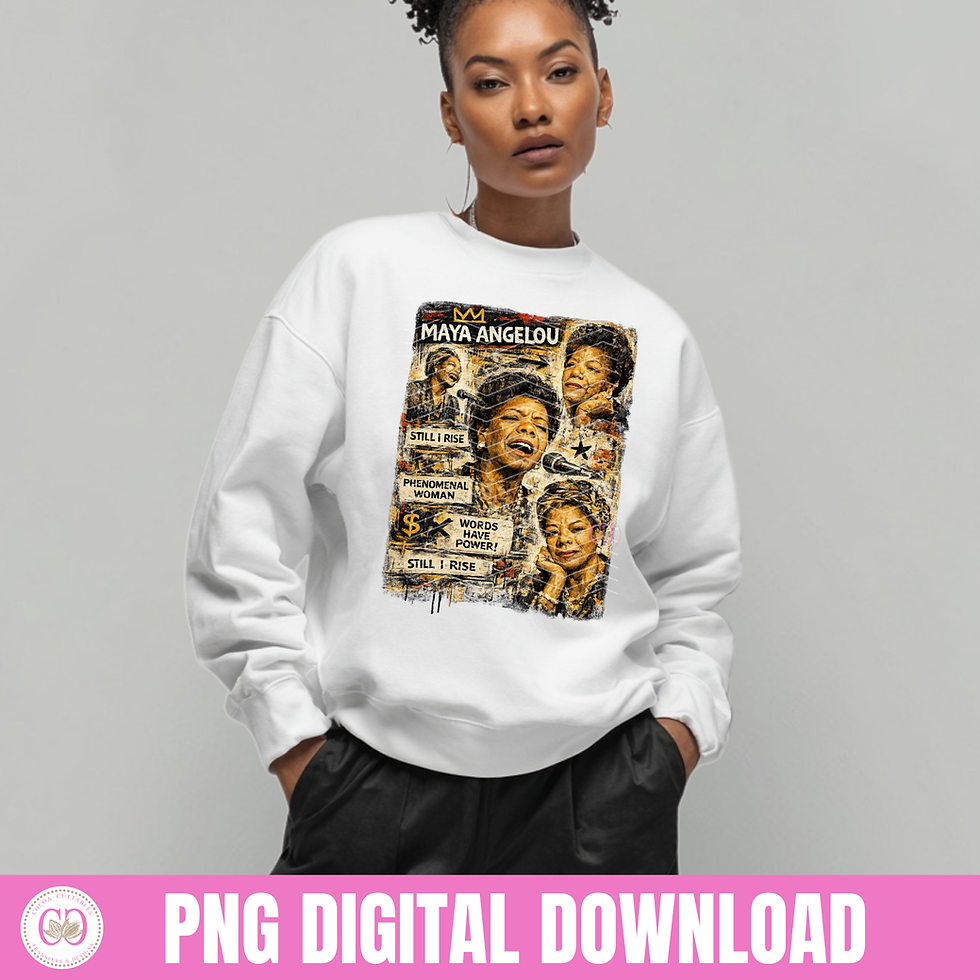 Thumbnail: Toni Morrison & Maya Angelou Basquiat Style Abstract Effect, Black History Month