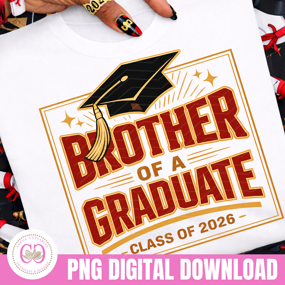 Thumbnail: Family Of A Graduate Class Of 2026 Bundle Proud Family Graduation Day Png