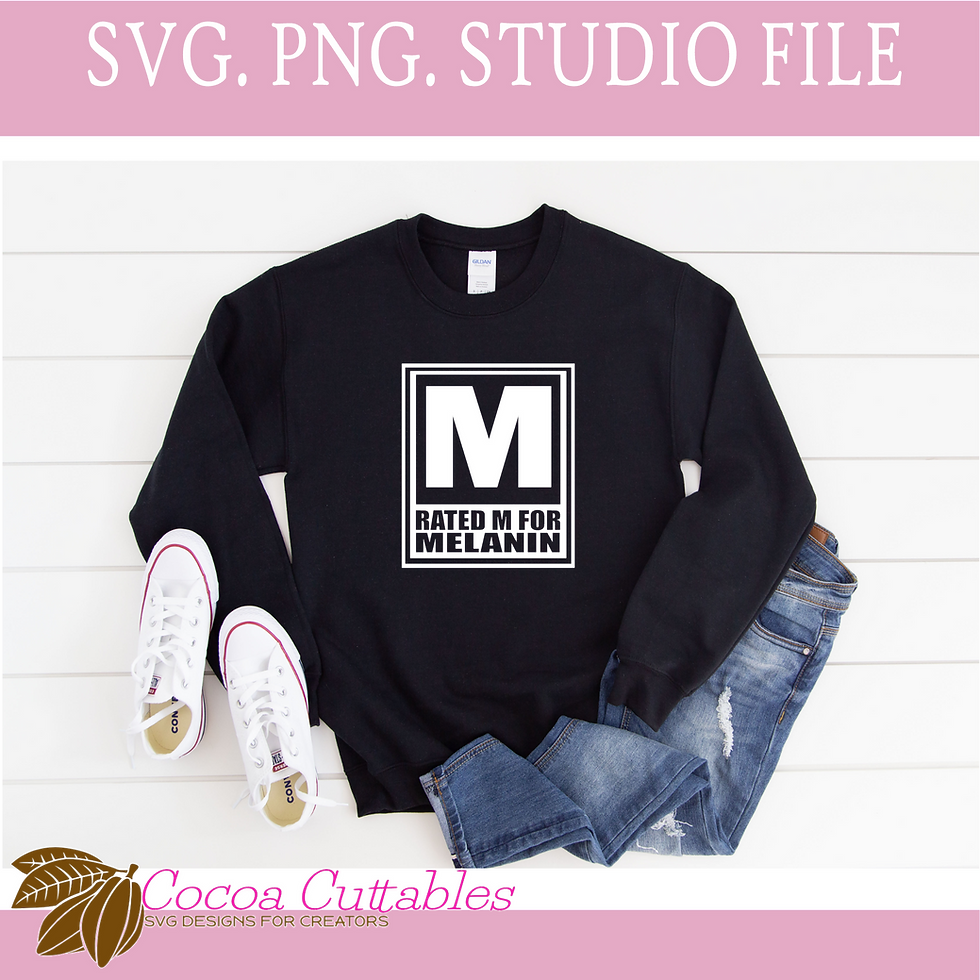 Thumbnail: Ratings SVG Bundle | Melanin SVG | Educated SVG | Silhouette Cricut
