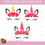 Thumbnail: Valentine Unicorn SVG Bundle Cut File for Silhouette Cricut