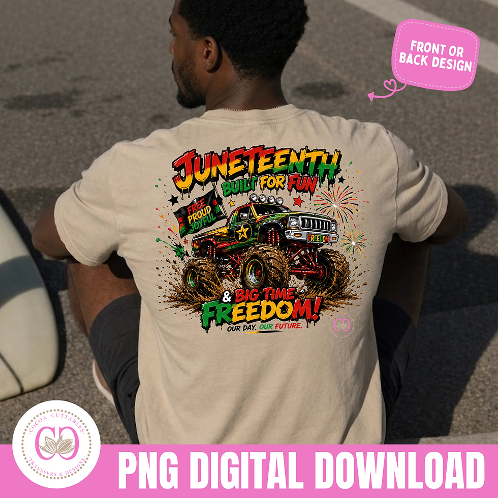 Thumbnail: Juneteenth Built For Fun & Big Time Freedom, Juneteenth Truck Png
