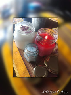 Kit velas de soja y sal de descarga