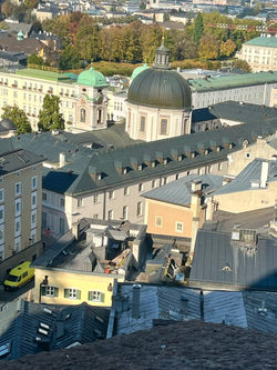 Salzburg Priesterseminar von oben