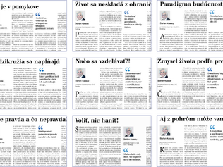 Dvadsaťosem komentárov a blogov Štefana Kassaya – aj tento rok v knižnom vydaní