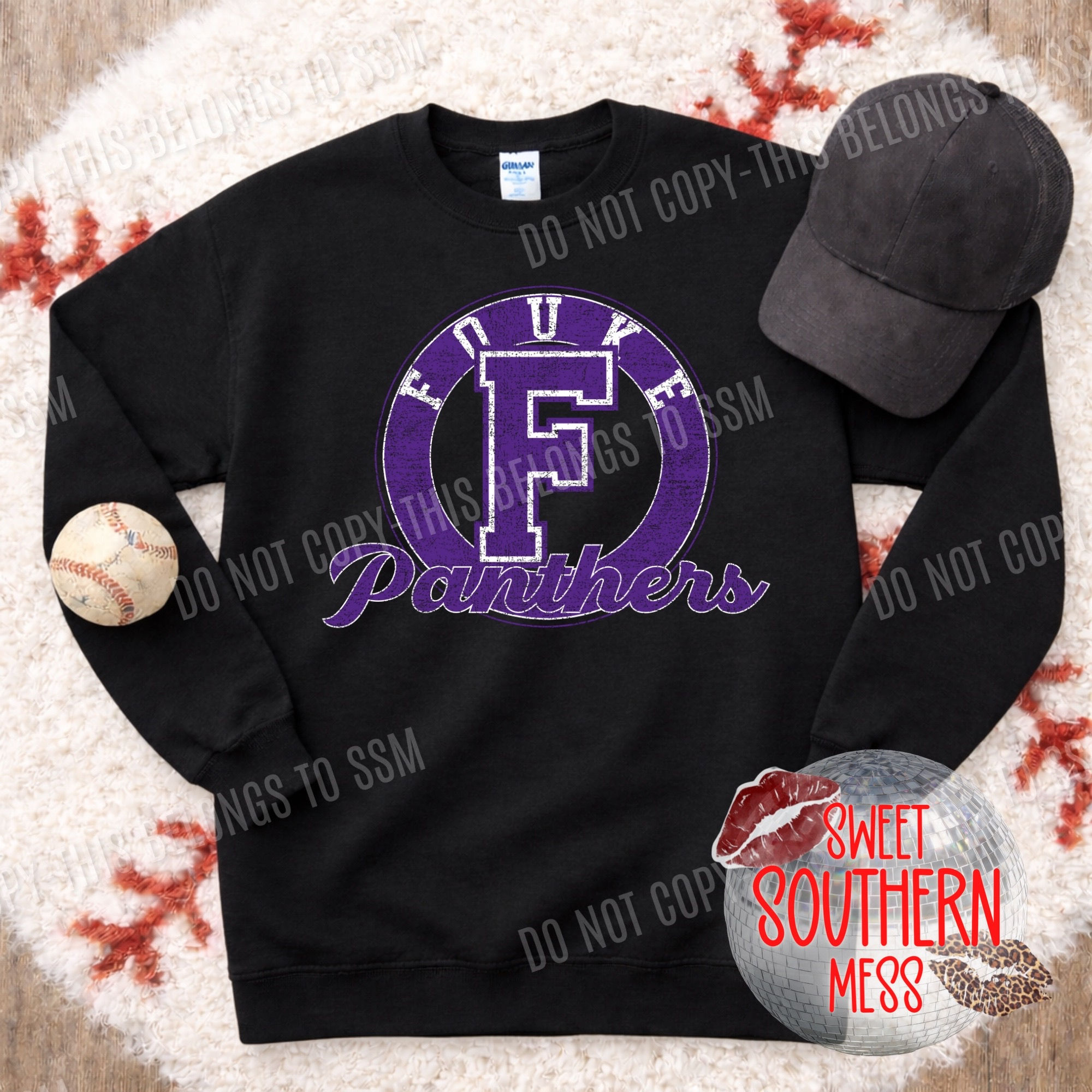 School Spirit Letter Circle Design