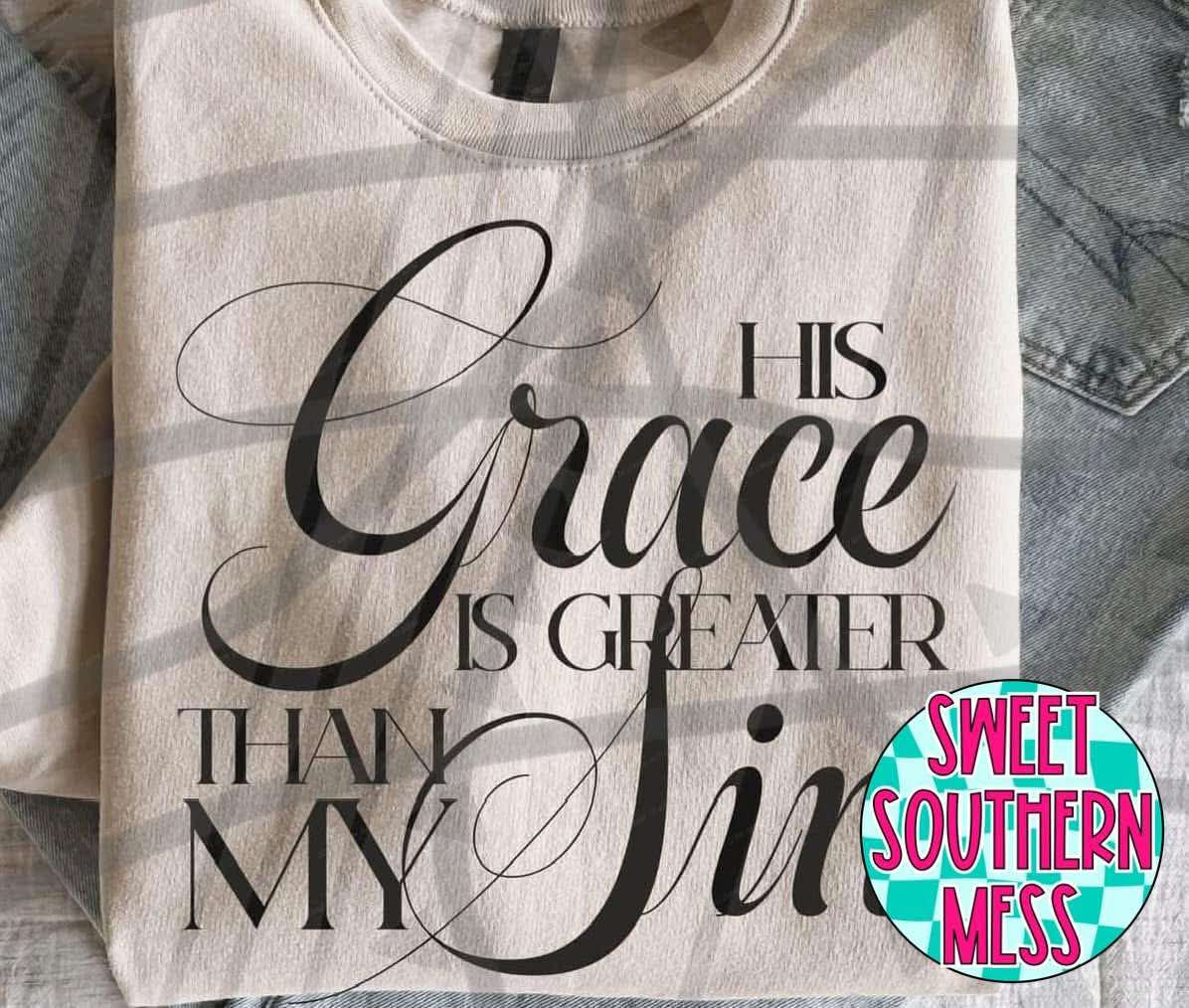 His Grace is Greater Than My Sin