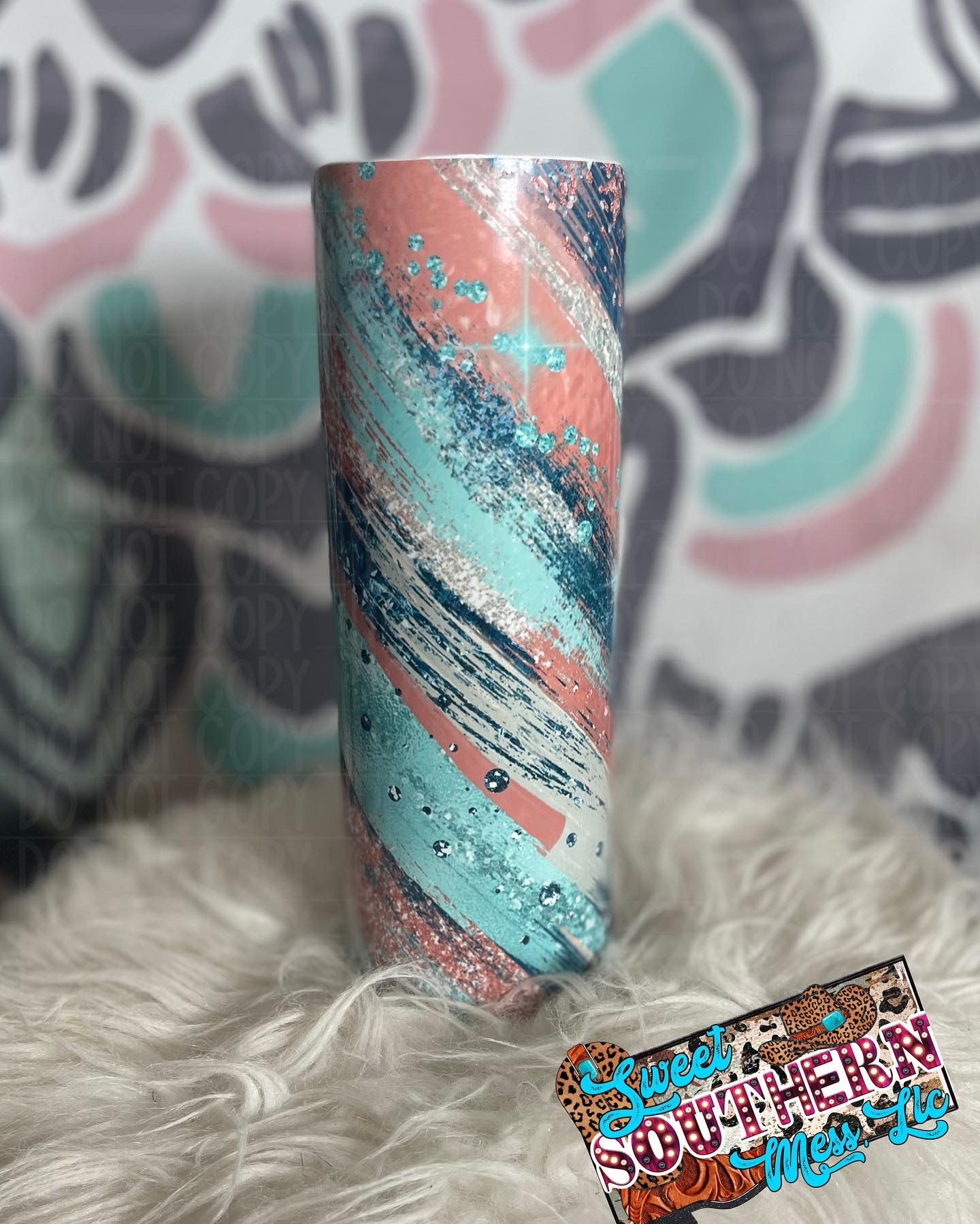 Strokes 20oz Glossy Tumbler