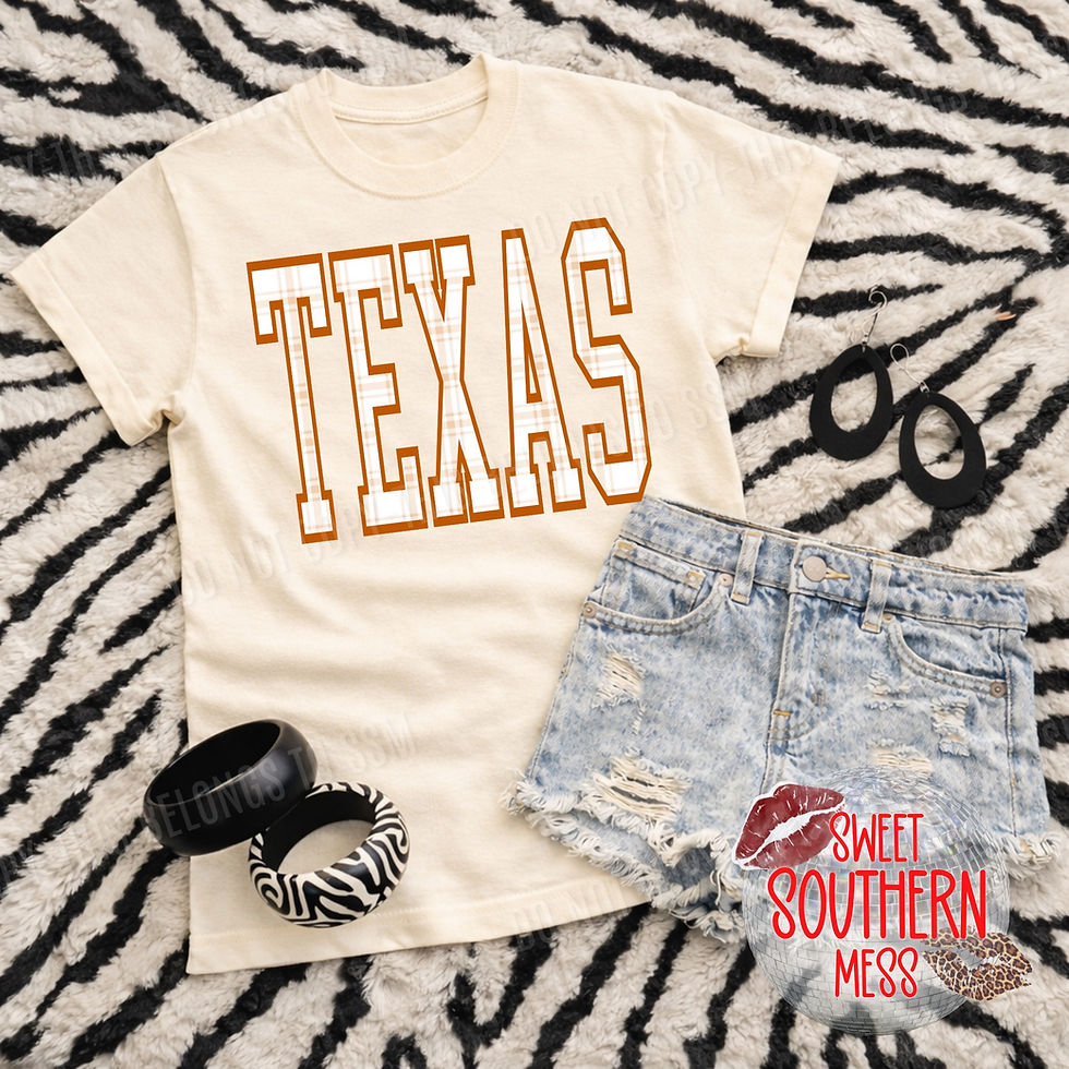 Thumbnail: Gingham Mascot Custom Tee-Part #3