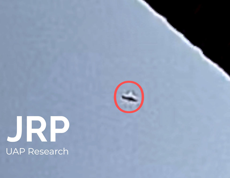 Betty the flying saucer disk UFO, captured by JRP UAP Research