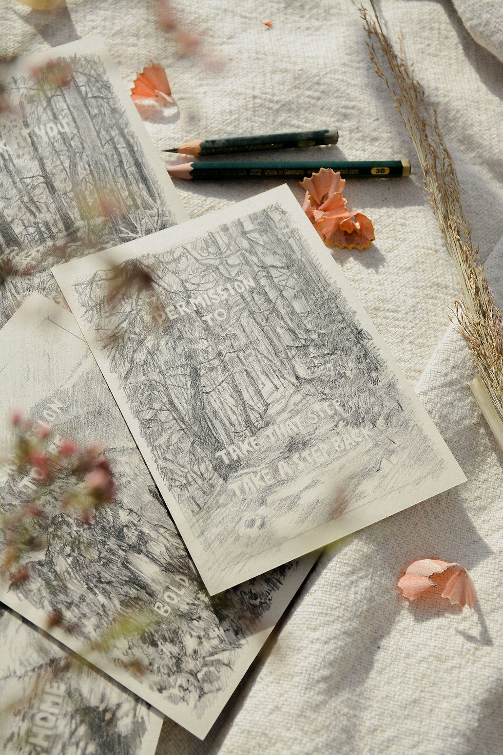 Thumbnail: Permission to take that step, back | Postcard
