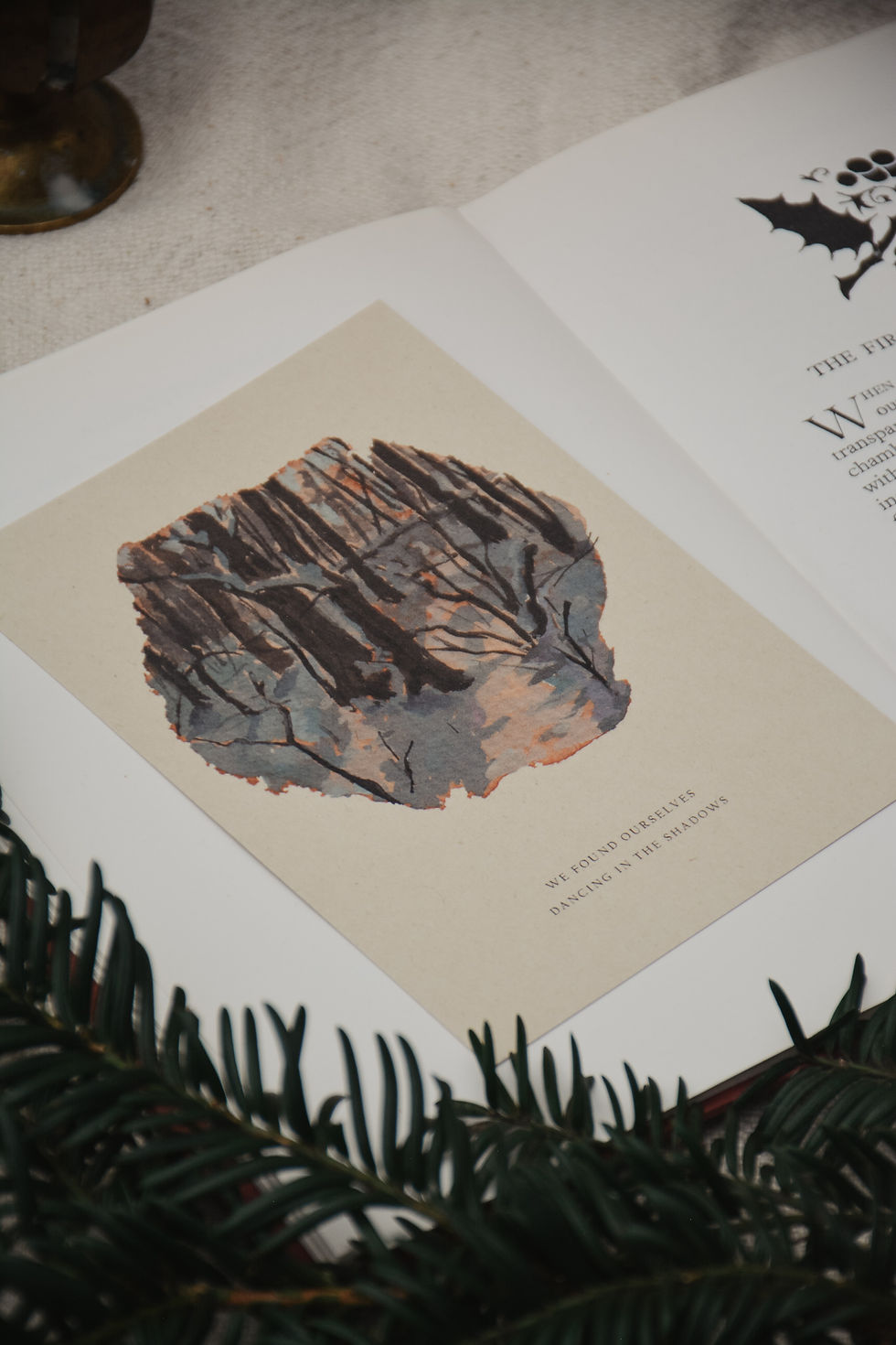 Thumbnail: We found ourselves dancing in the shadows | winter postcard