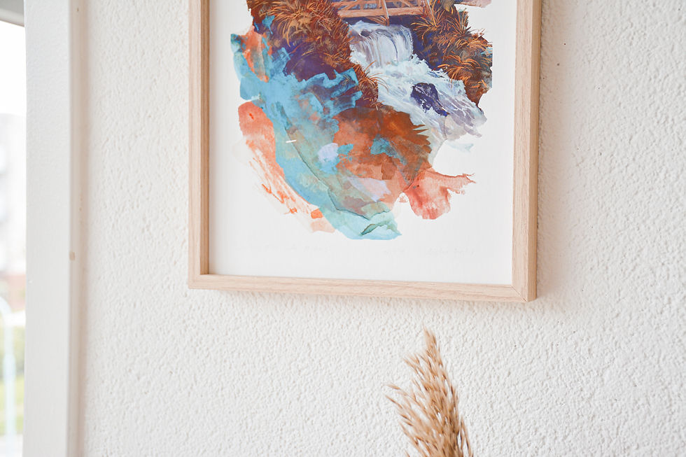 Thumbnail: On the other end of fear | Limited edition fine-art print A4
