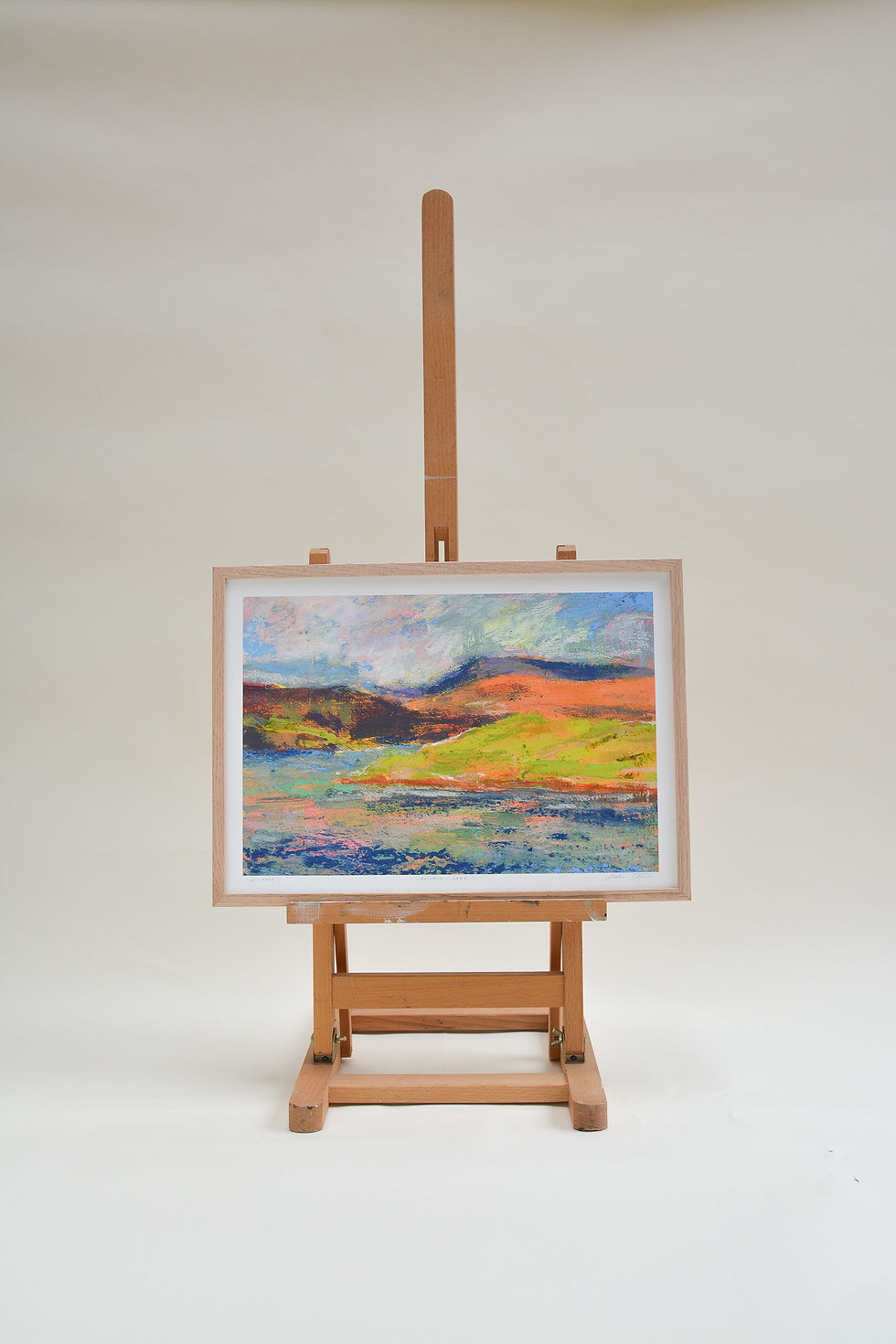 Thumbnail: Rainbow lake | Fine-art bamboo print