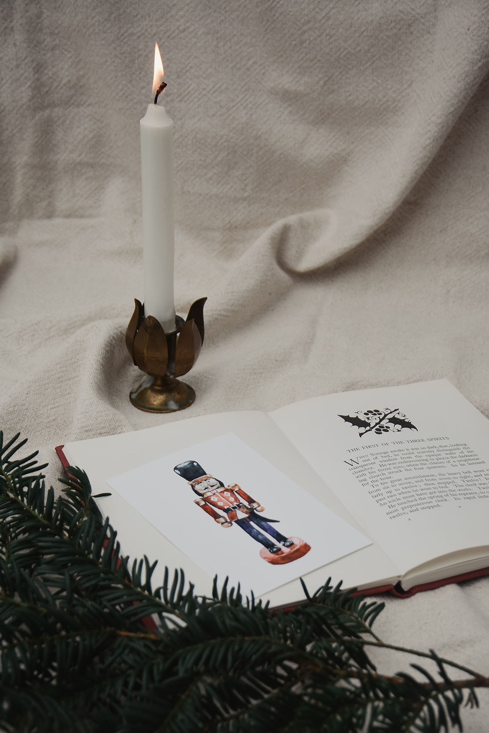 Thumbnail: Nutcracker | illustrated postcard