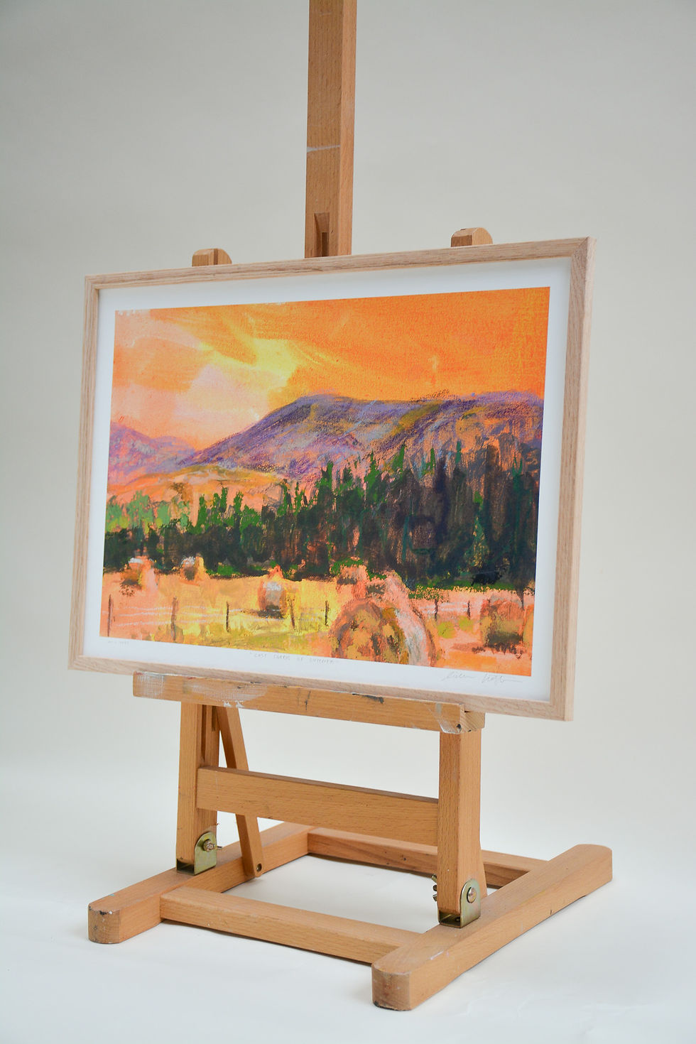 Thumbnail: Last sweeps of summer | Fine-art bamboo print