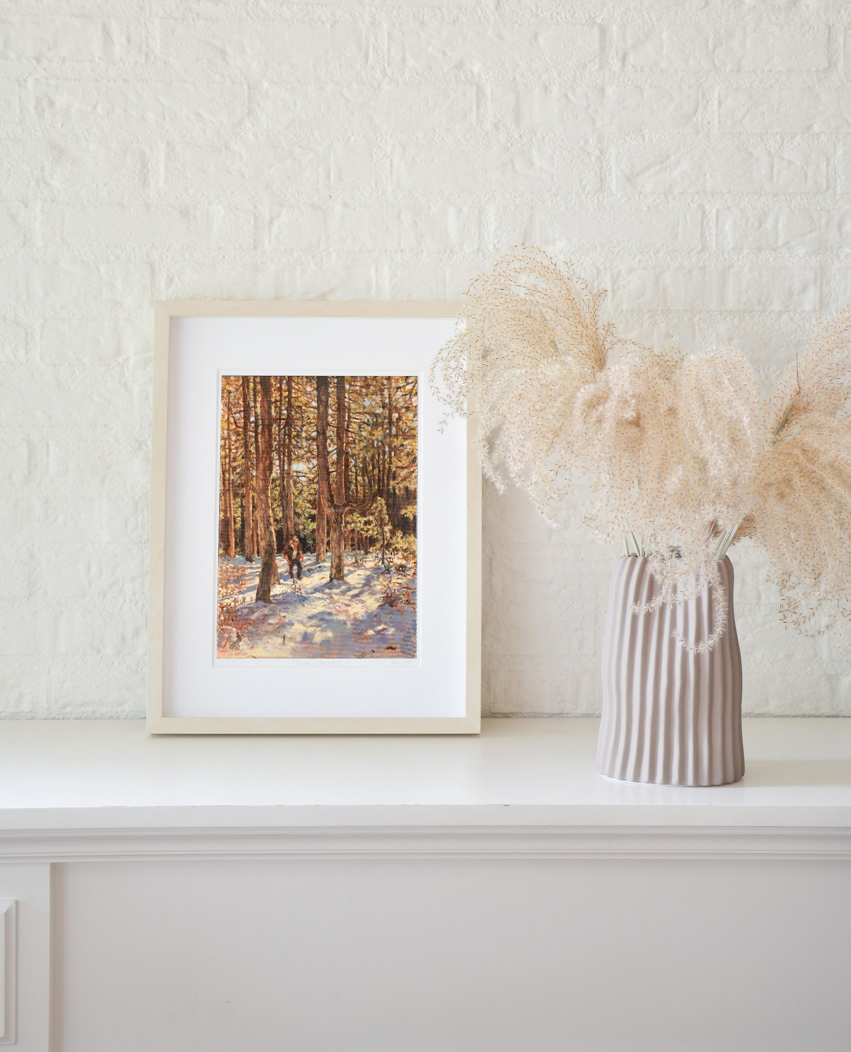 We searched for words, but all we could was feel them | Fine-art print