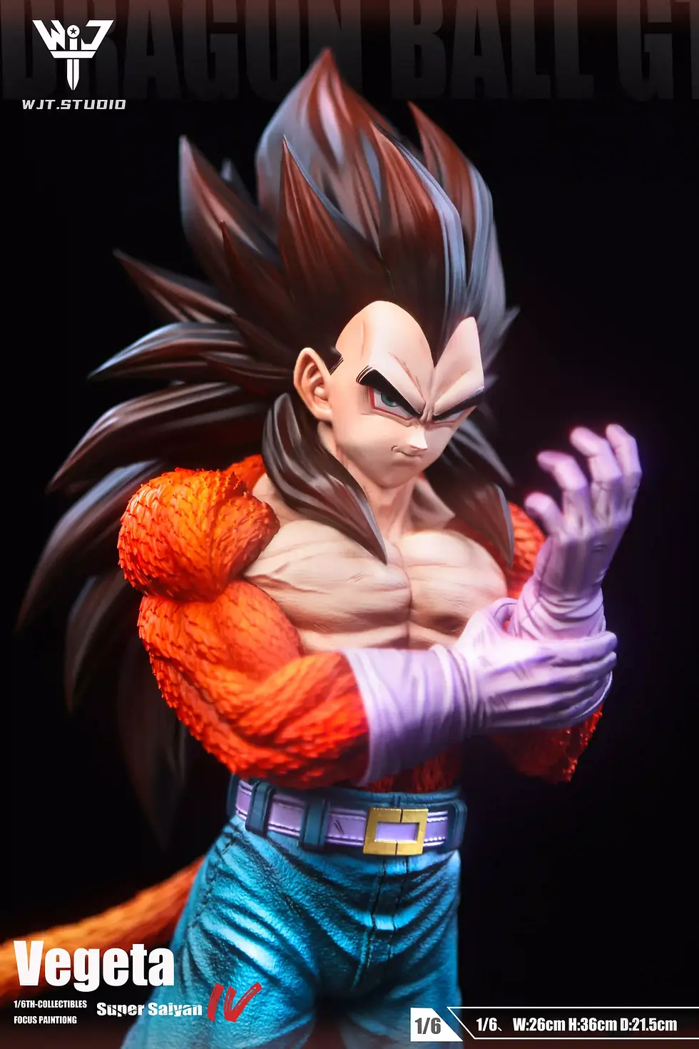 Thumbnail: WJT Studio - Super Saiyan 4 Vegeta 1/6 & 1/4 (Dragon Ball Z) GK