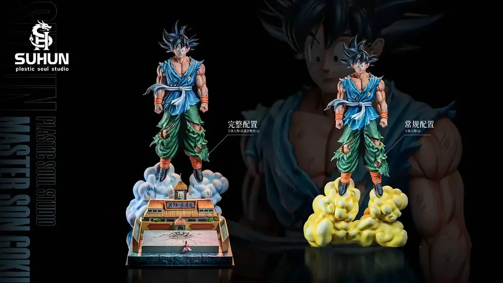 Thumbnail: Plastic Soul Studio - Goku SH Blue-Clad 1/6 & 1/4 (Dragon Ball) GK