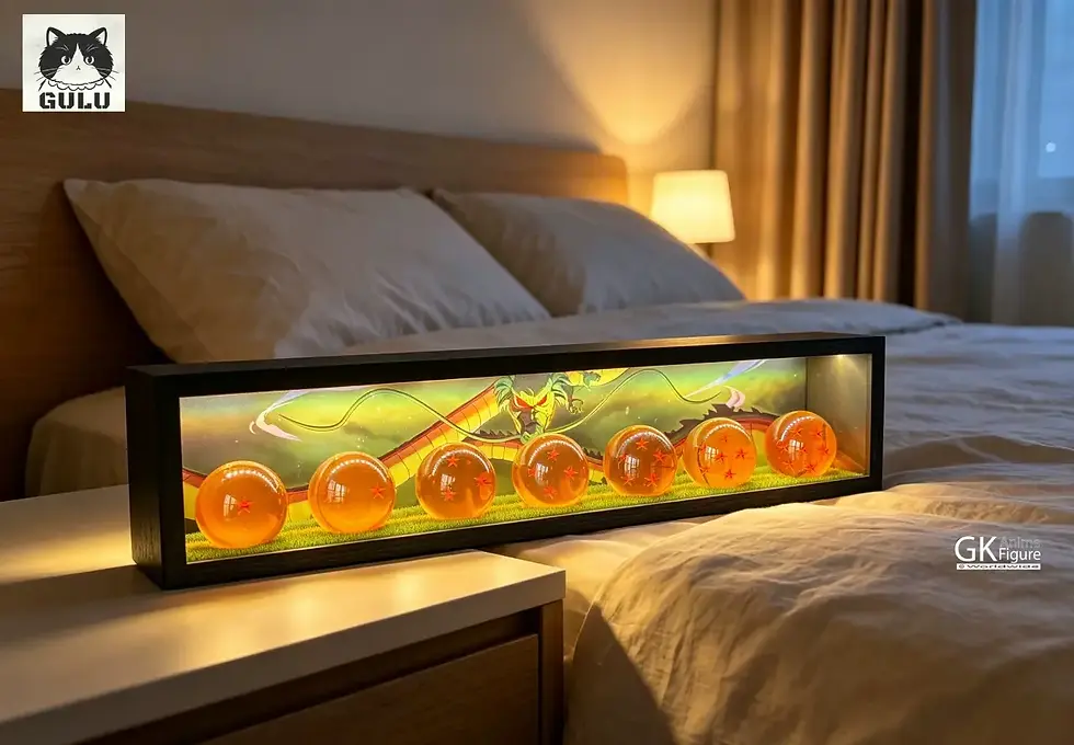 Thumbnail: Gulu Studio - Dragon Balls 1:1 Night Light Display Set (Dragon Ball) GK