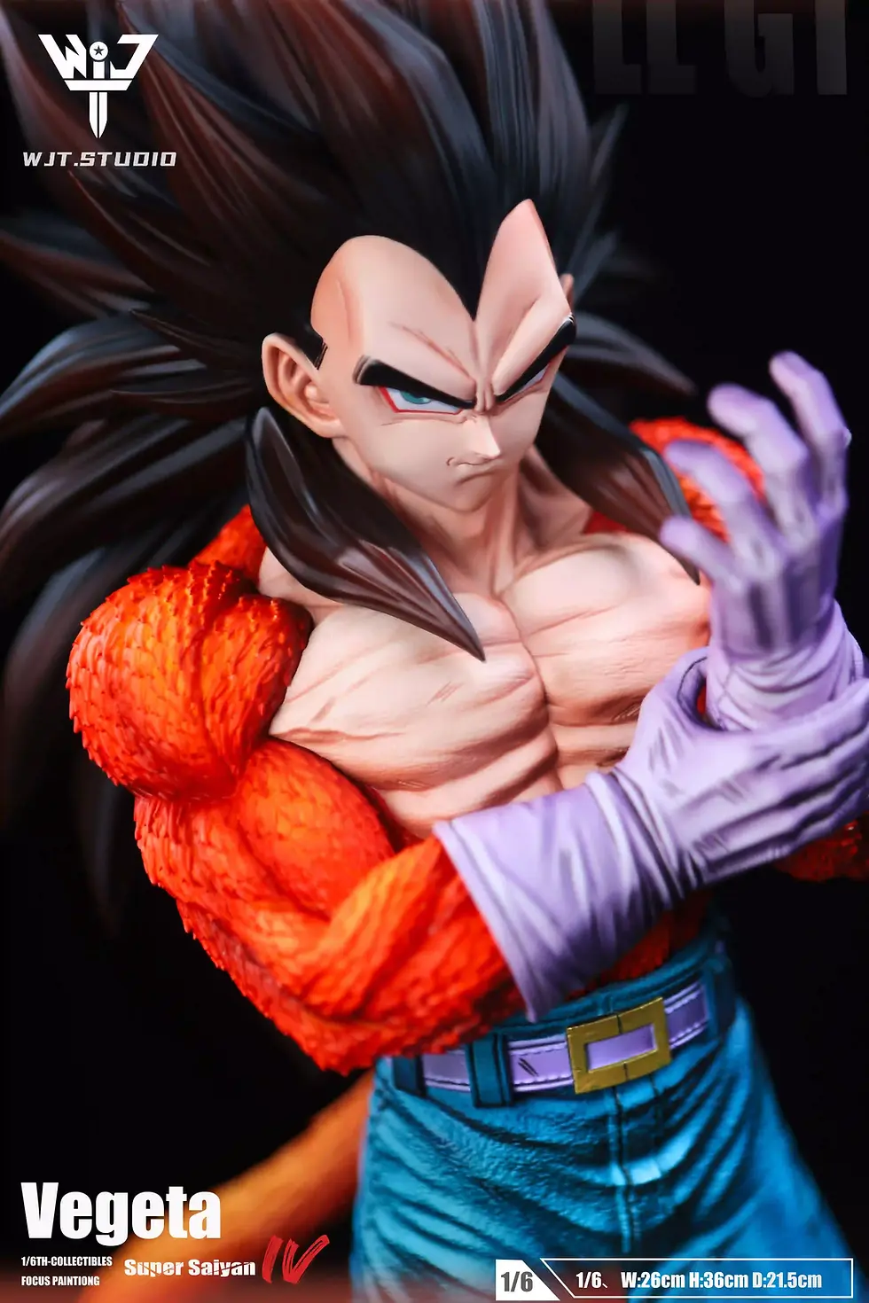 Thumbnail: WJT Studio - Super Saiyan 4 Vegeta 1/6 & 1/4 (Dragon Ball Z) GK