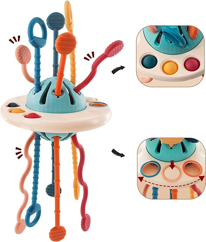 Silicone Pull String Activity
