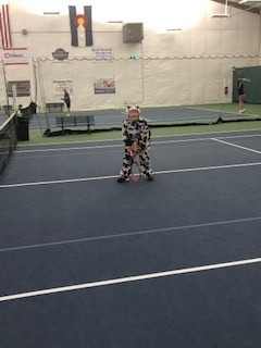 Cows play tennis too 