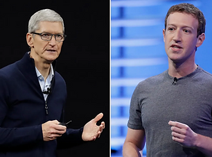 The smouldering feud between Facebook and Apple is erupting