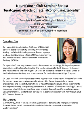 Distinguished Speaker Seminar - Prof. Lee