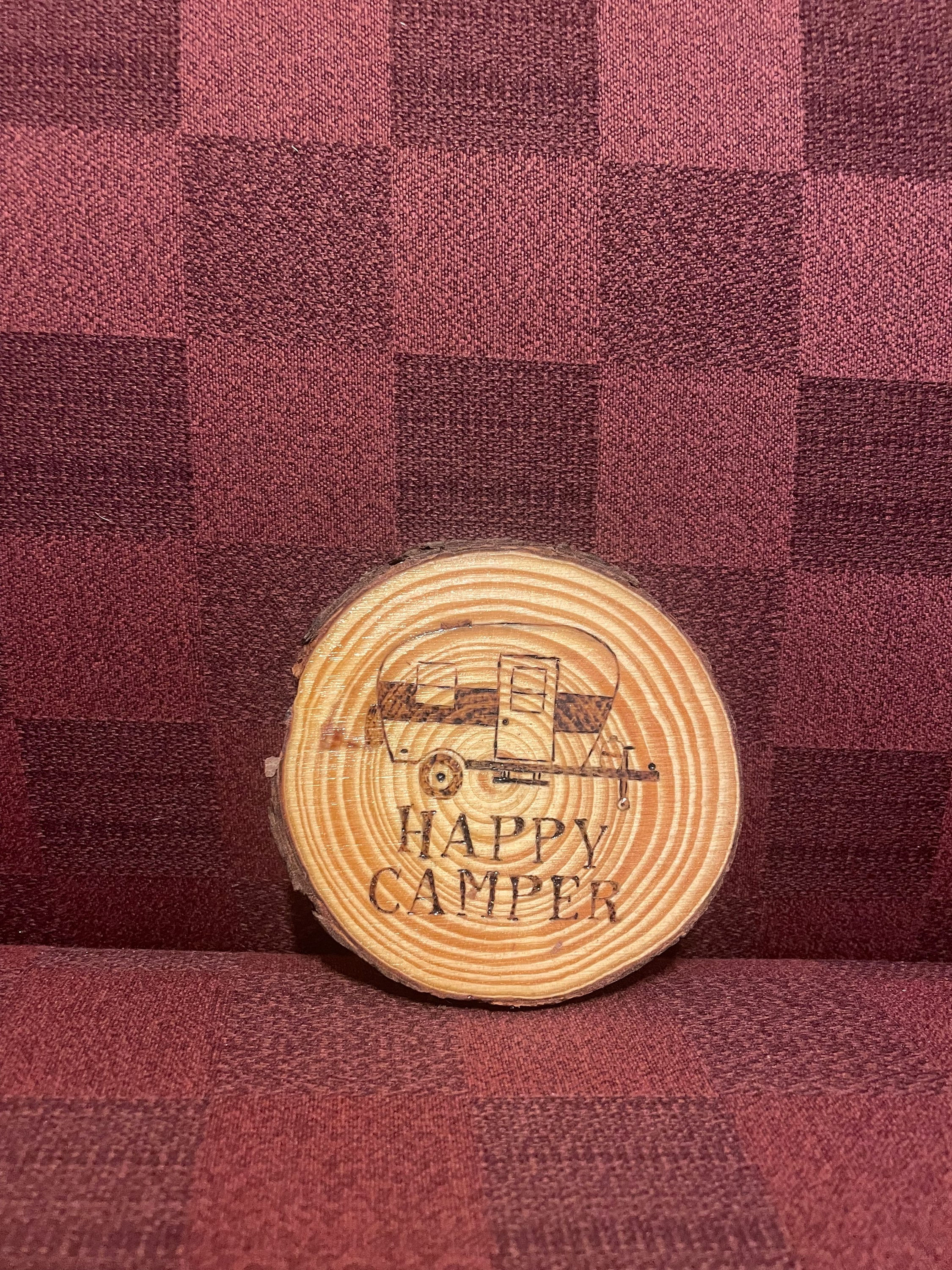 Happy Camper coaster 