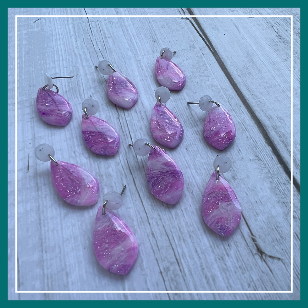 Miniaturbild: Ohrhänger "Pinker Achat"
