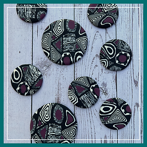 Kosmetikspiegel "Formentanz Burgund"