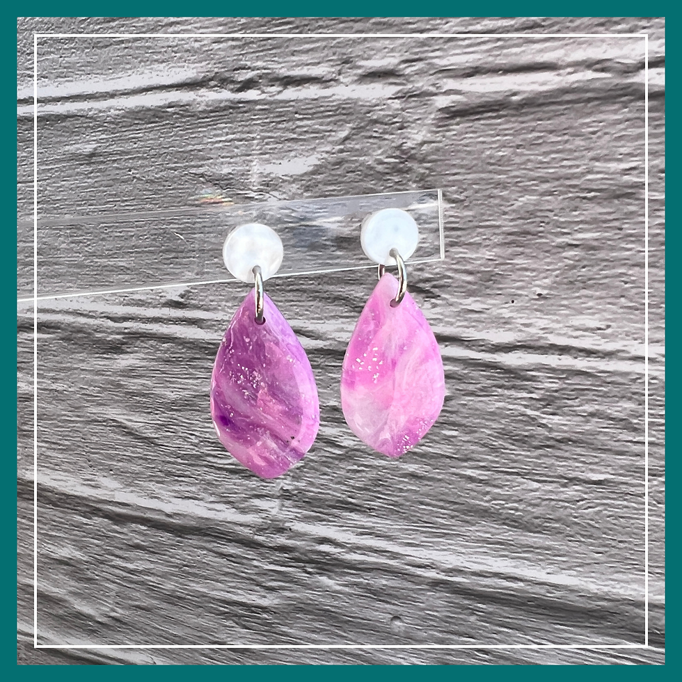 Miniaturbild: Ohrhänger "Pinker Achat"