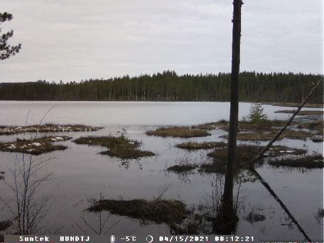 Islägget i Bråttjärn 2021-04-15 content media