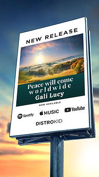 Gali Lucy's Peace Will Come World Wide New Album