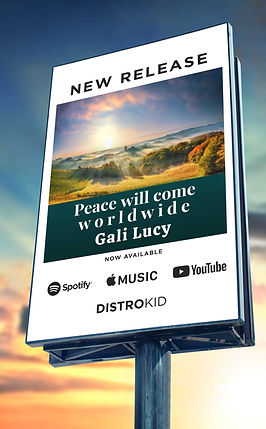 Gali Lucy's Peace Will Come World Wide New Album