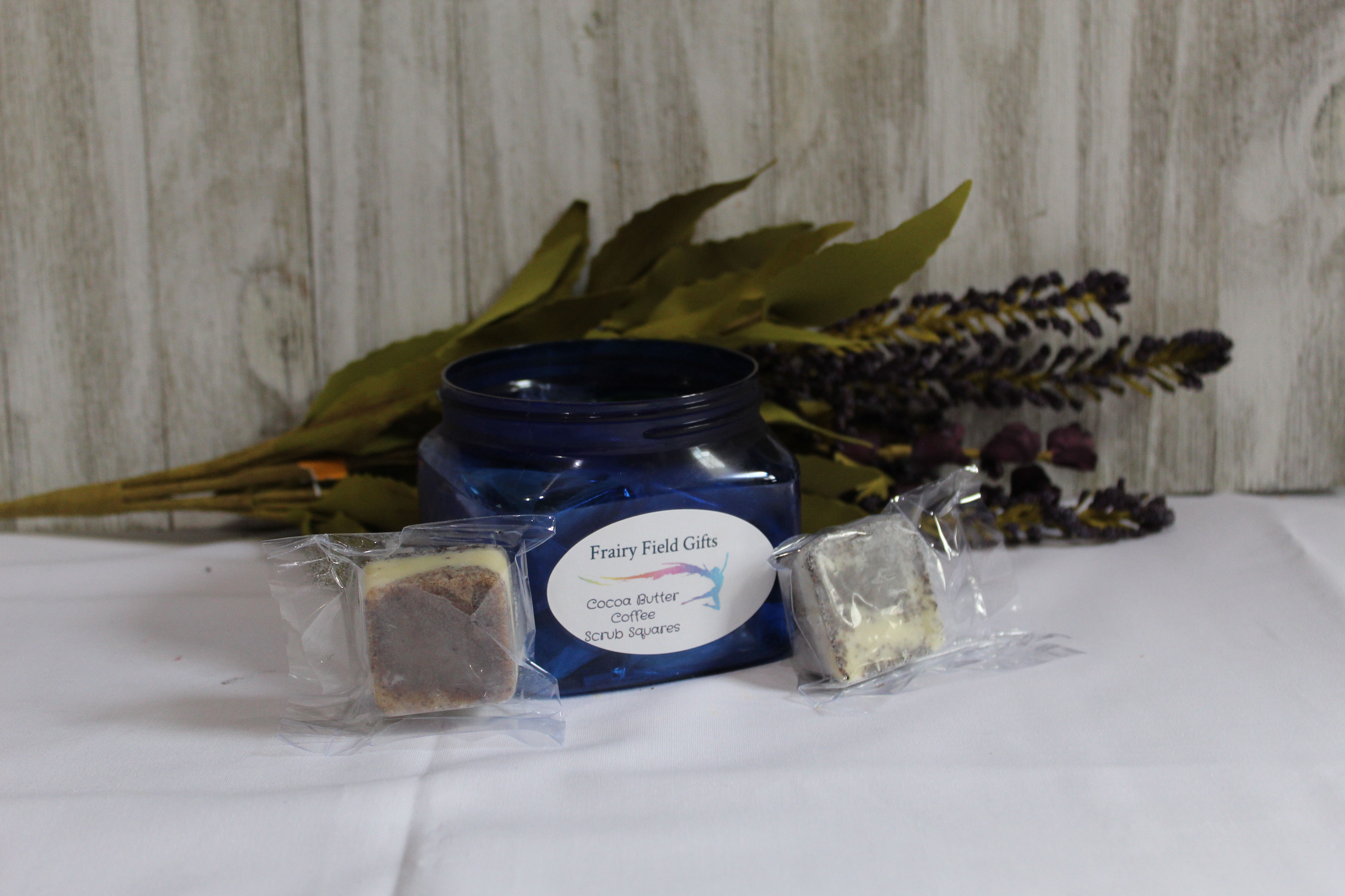 Cocoa Butter Coffee Scrub Squares