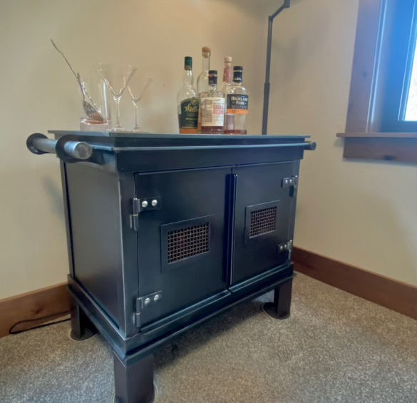 Metal Liquor Cabinet