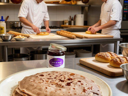 Crêpes à la farine de châtaignes