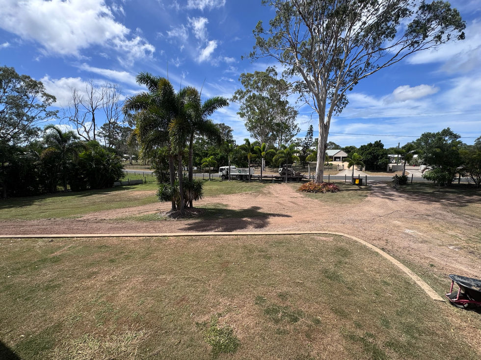 front yard levelling