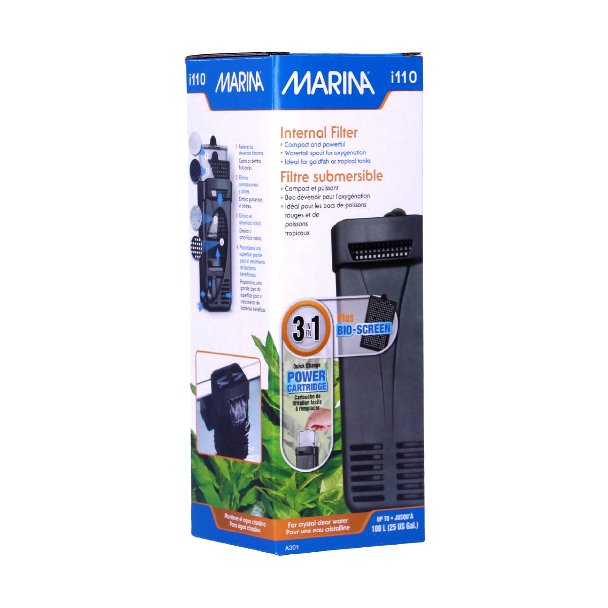 Marina Marina I110 Filtro Interno hasta 100 L