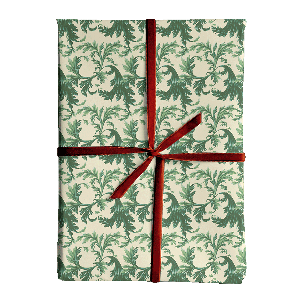 Decorative vintage wrapping paper by Tuppence Collective
