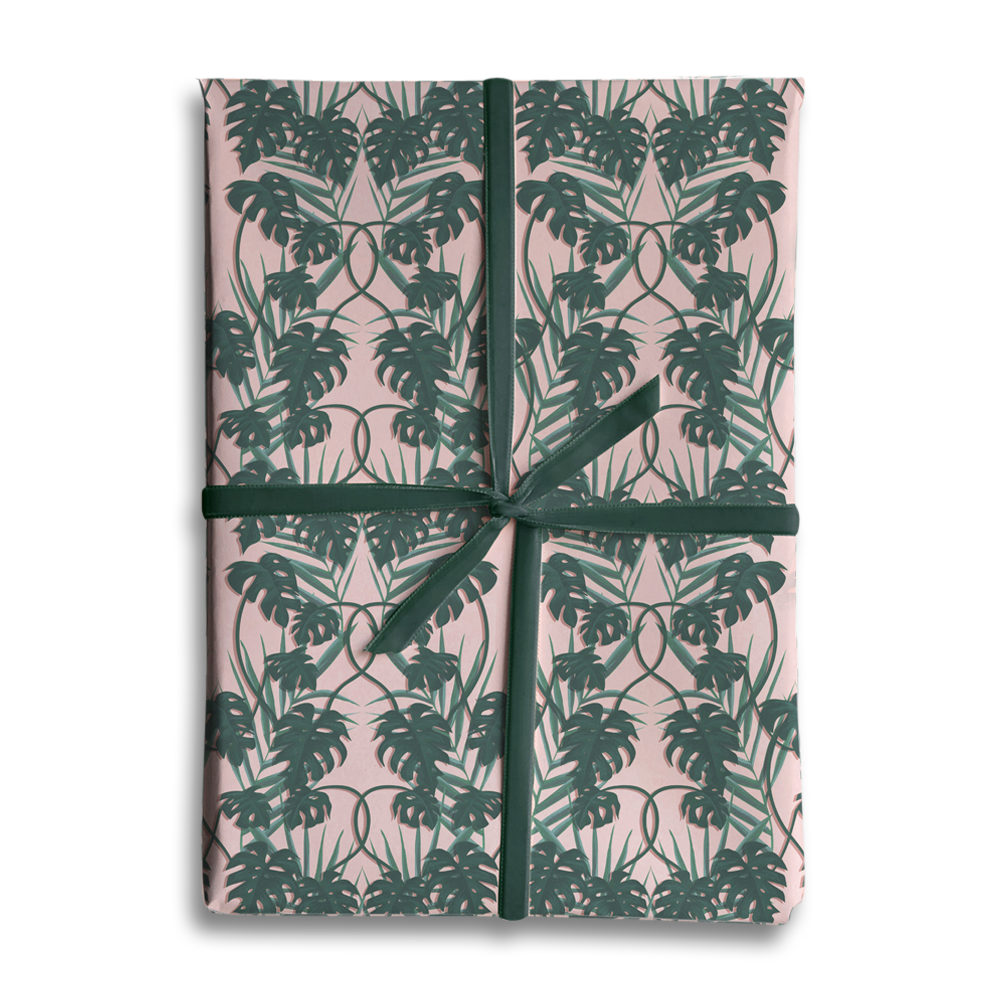 Tropical Pink Monstera Paper